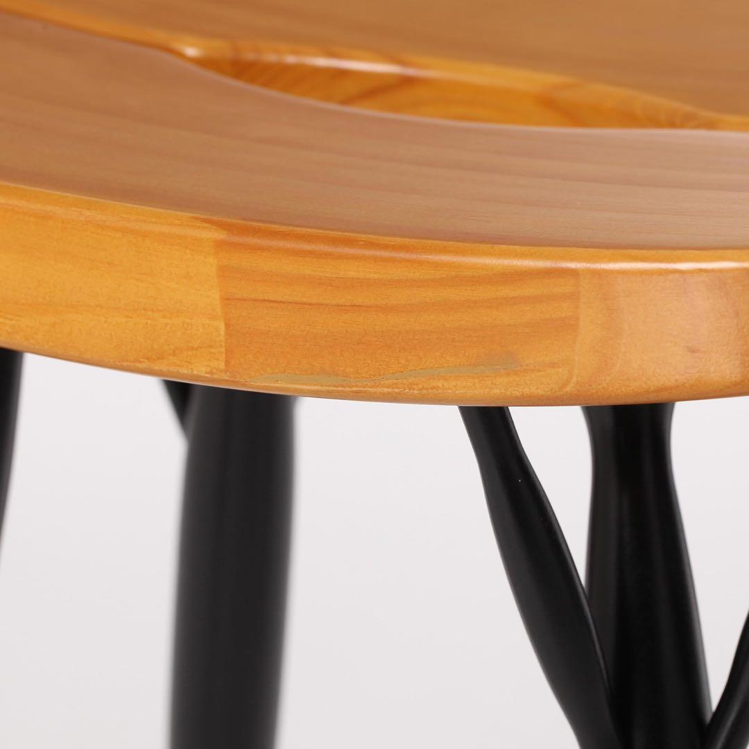 新品アルテック　ピルッカ　Pirkka Stool 44cm ハニー×ブラック