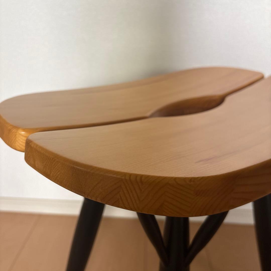 新品アルテック　ピルッカ　Pirkka Stool 44cm ハニー×ブラック