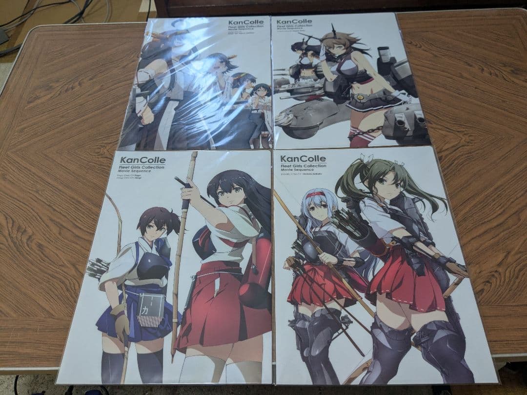 劇場版艦これ　前売券特典クリアファイル 前段、後段全10枚セット