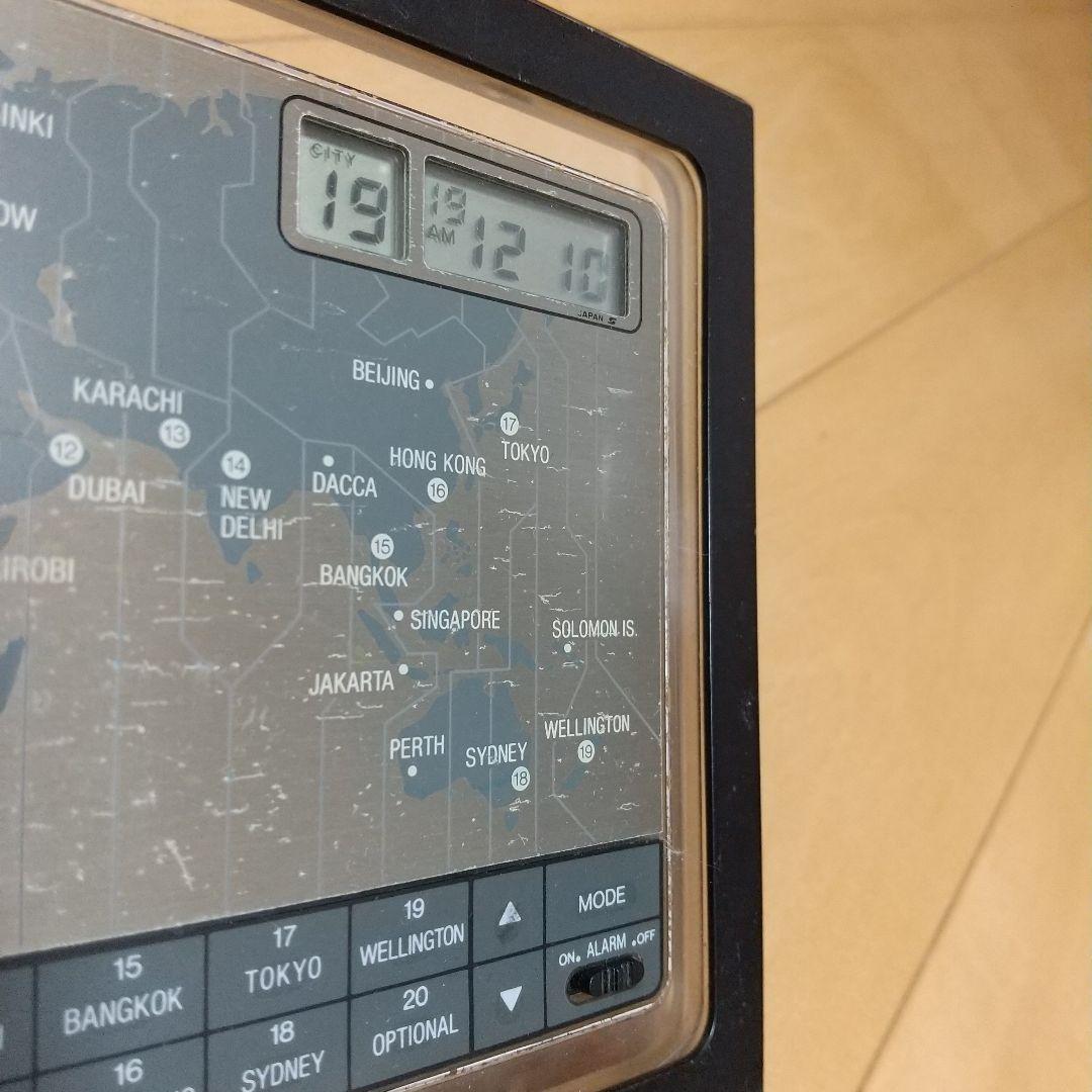インテリア時計 SEIKO WORLD TIME VOICE ALARM