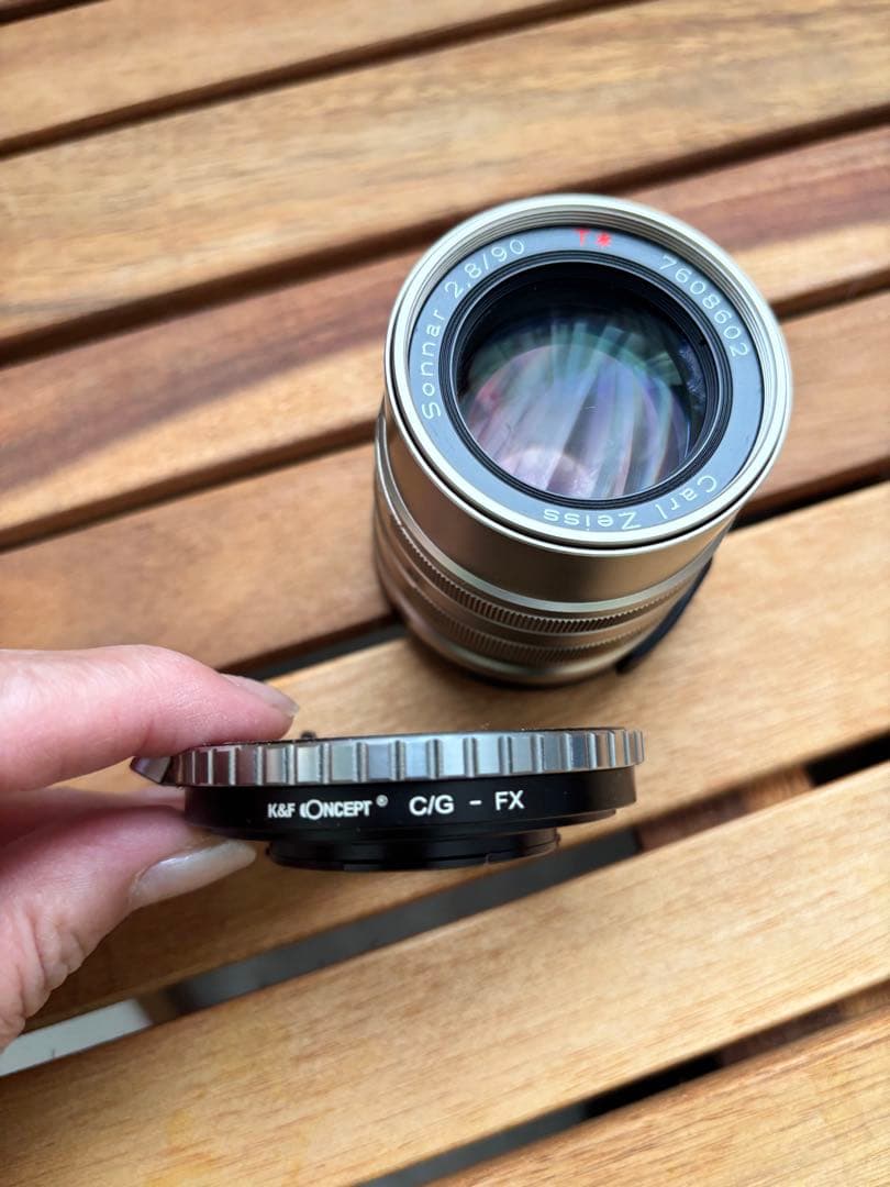 日曜SALE★アダプター付 CarlZeiss Sonnar 90/2.8作例有