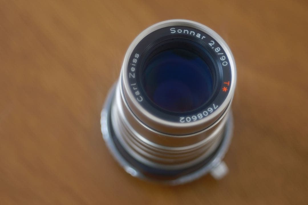 日曜SALE★アダプター付 CarlZeiss Sonnar 90/2.8作例有