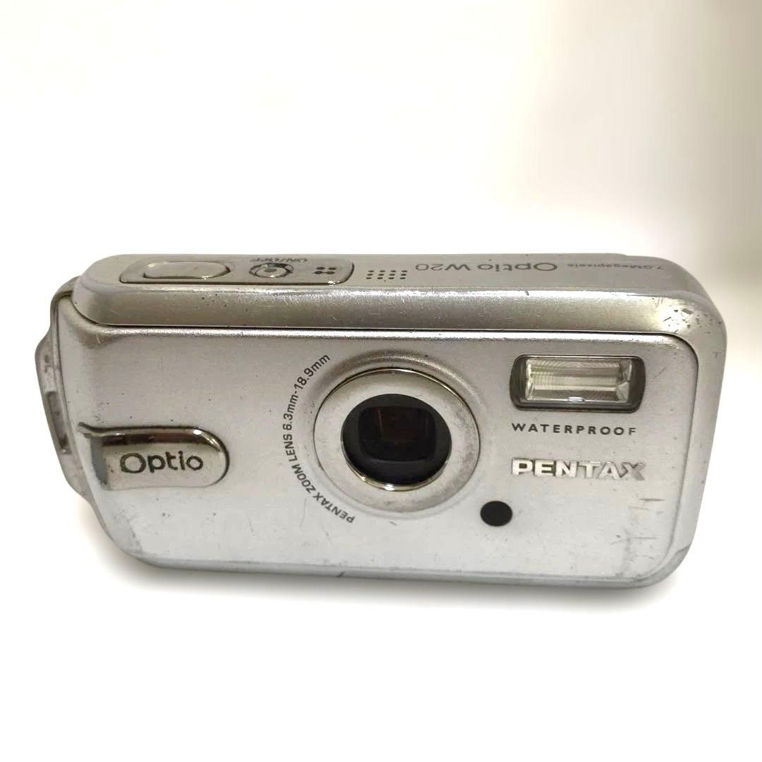 動作品PENTAX Optio W-20 デジカメ