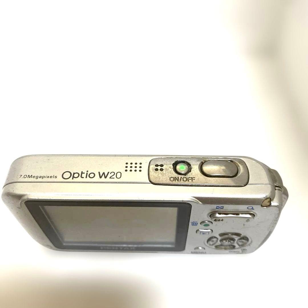 動作品PENTAX Optio W-20 デジカメ