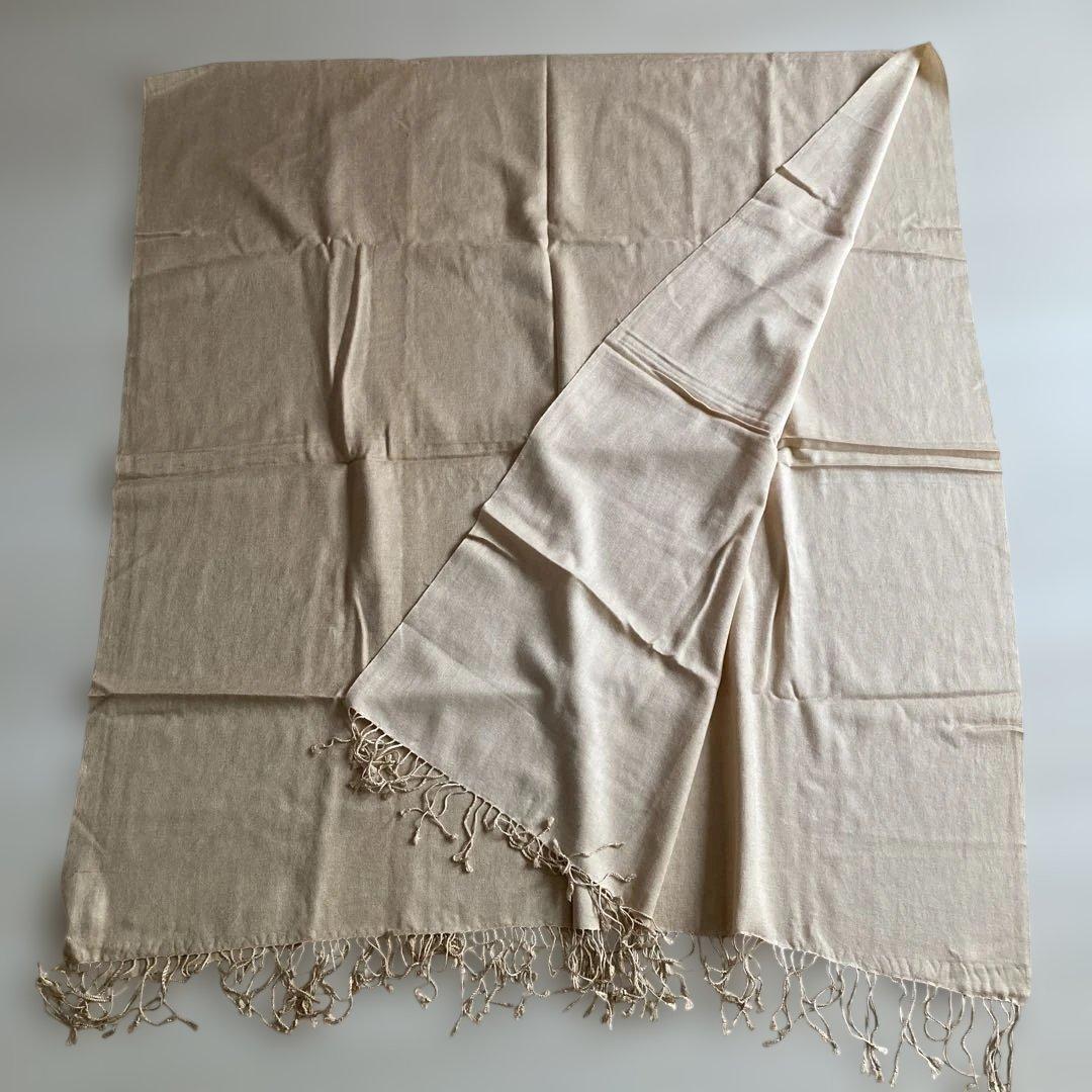 ☆美品☆pashminaハンドメイドショール