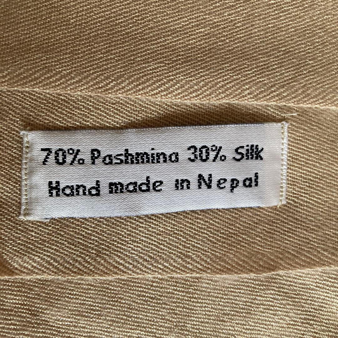 ☆美品☆pashminaハンドメイドショール