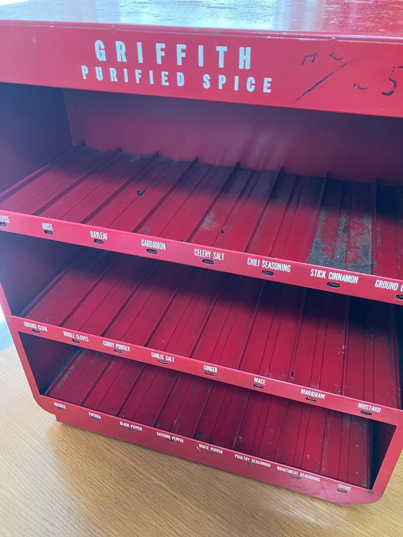 GRIFFITH ストアディスプレイ　スパイスラック　vintage 1950