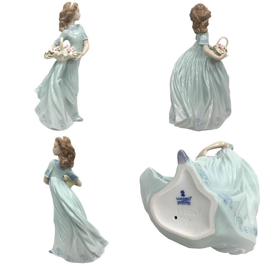 LLADRO リヤドロ 女の子 少女 フィギュリン 陶器人形 aq9273