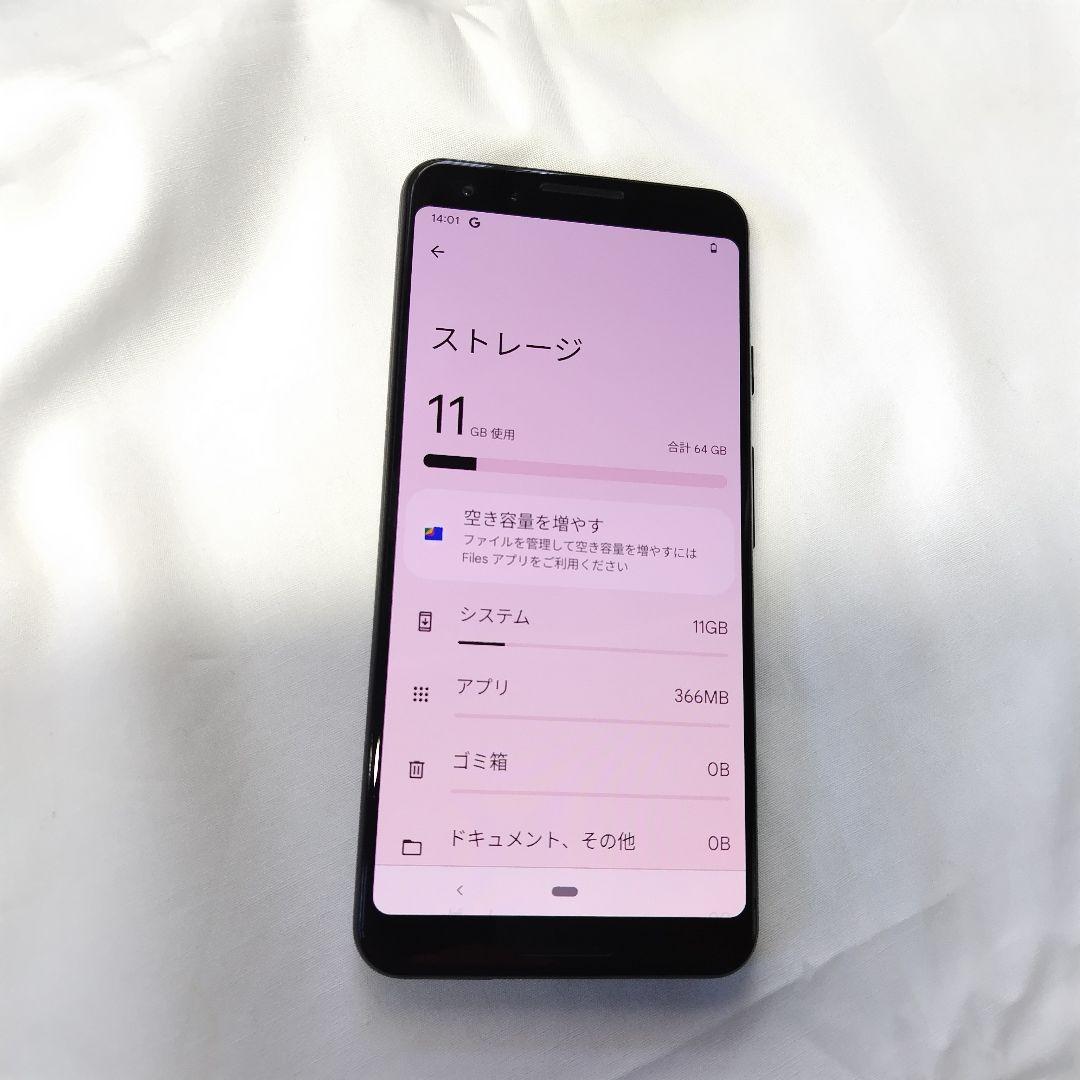 Google Pixel 3a 本体　画面ピンク