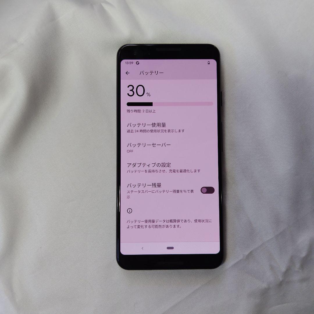 Google Pixel 3a 本体　画面ピンク
