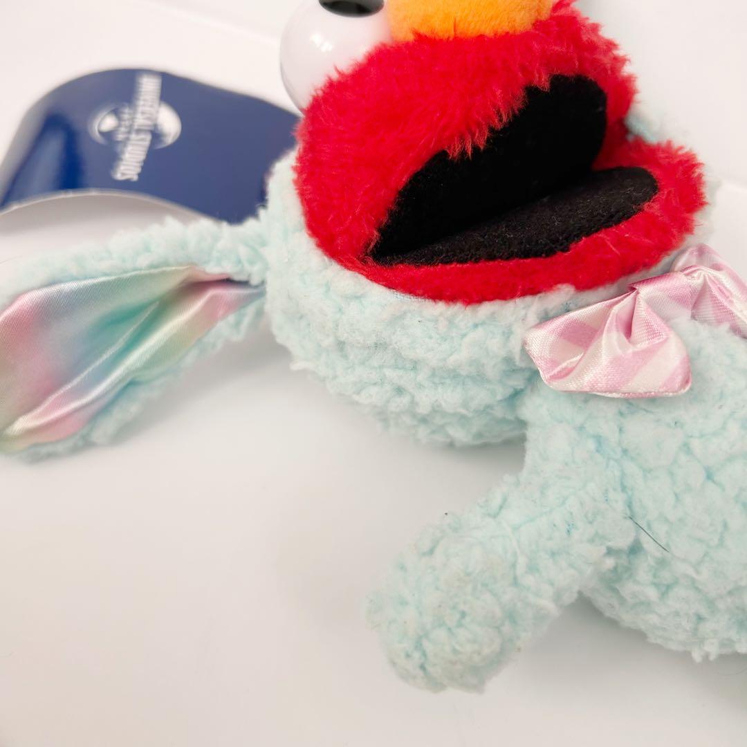 エルモ ぬいぐるみ ストラップ　USJ うさぎ　限定　リボン　イースター