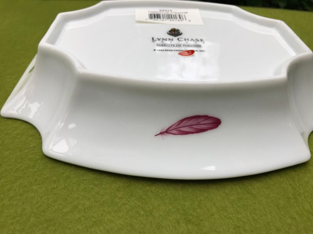 未使用リンチェイス　パロッツオブパラダイス　プレートセット　鳥　オウム　スープ皿