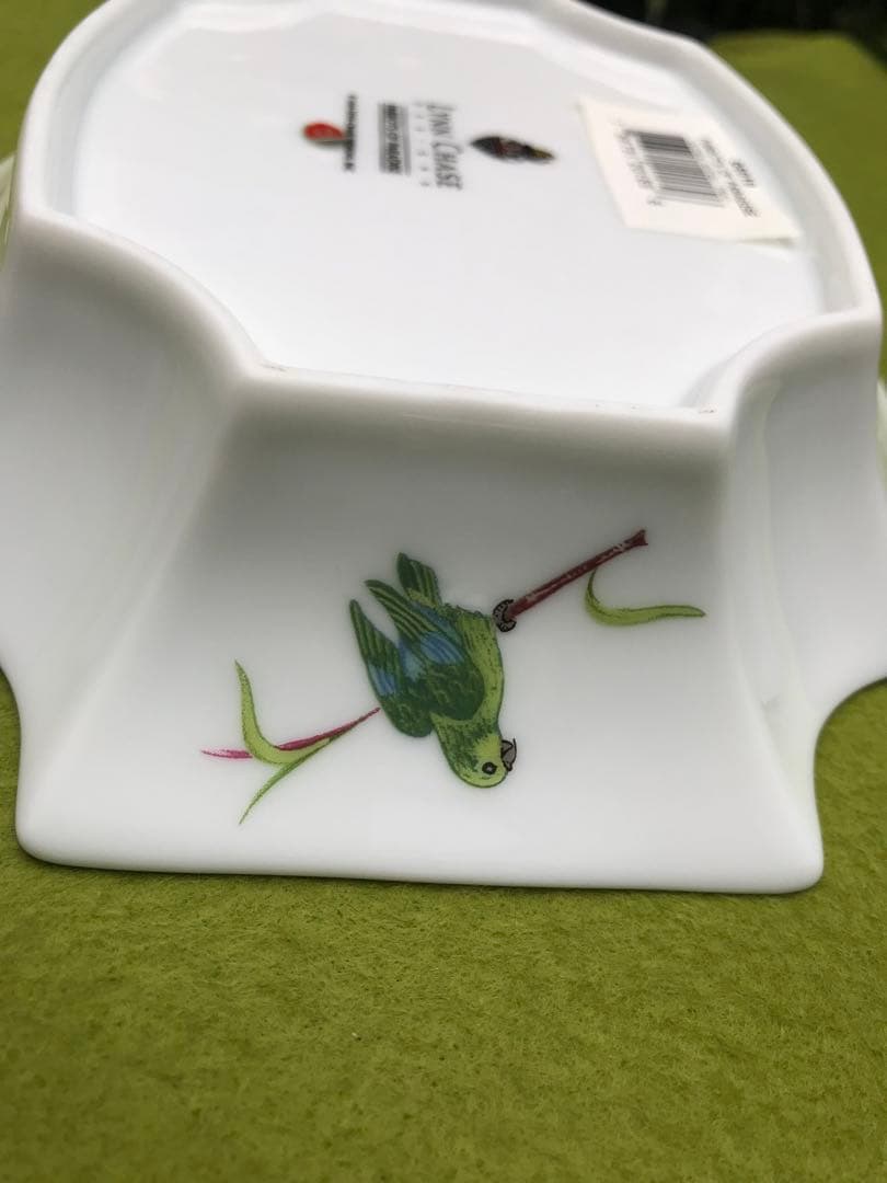 未使用リンチェイス　パロッツオブパラダイス　プレートセット　鳥　オウム　スープ皿