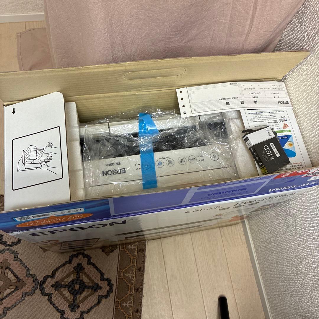 EPSON EW-052A ホワイト プリンター インク付き