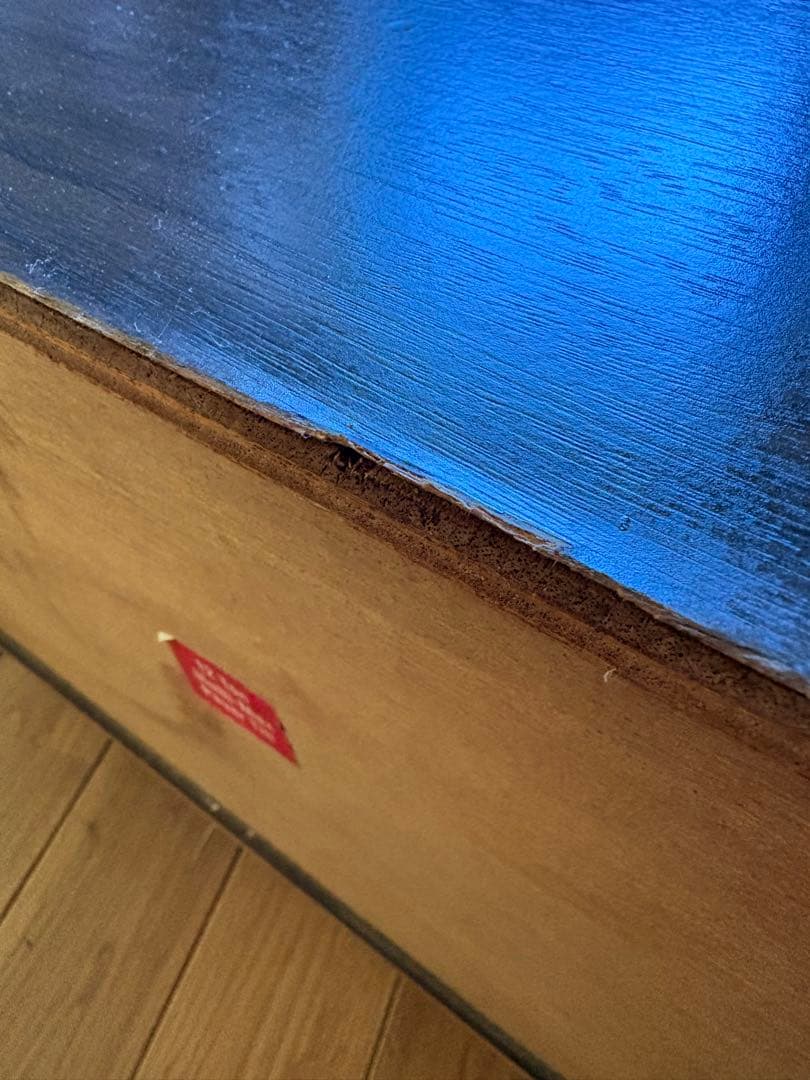 昭和レトロ 花彫刻 木製3段チェスト｜ヴィンテージ小引き出し キャスター付き