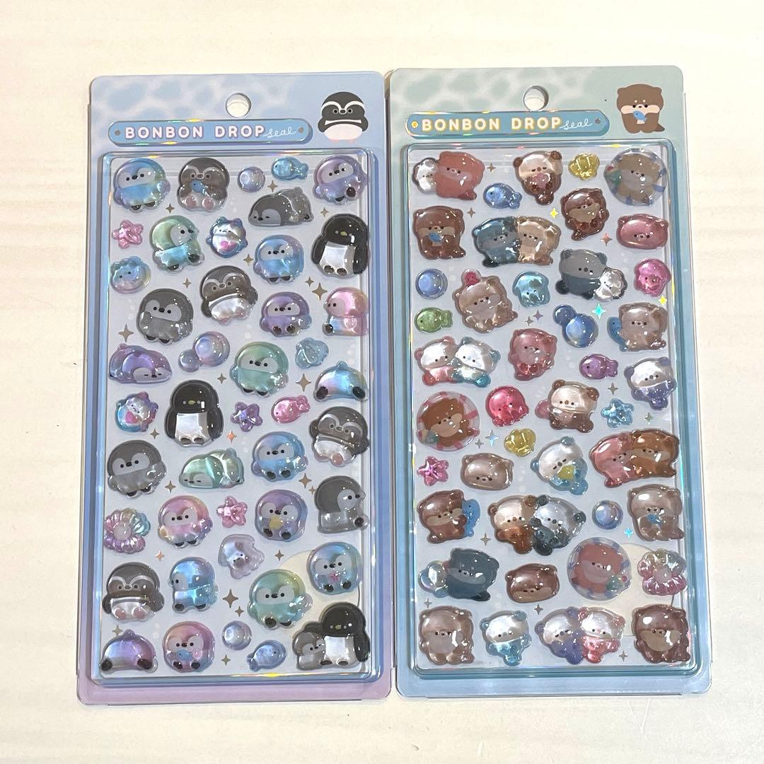 【国内正規品】ボンボンドロップシール 水族館限定 5種セット