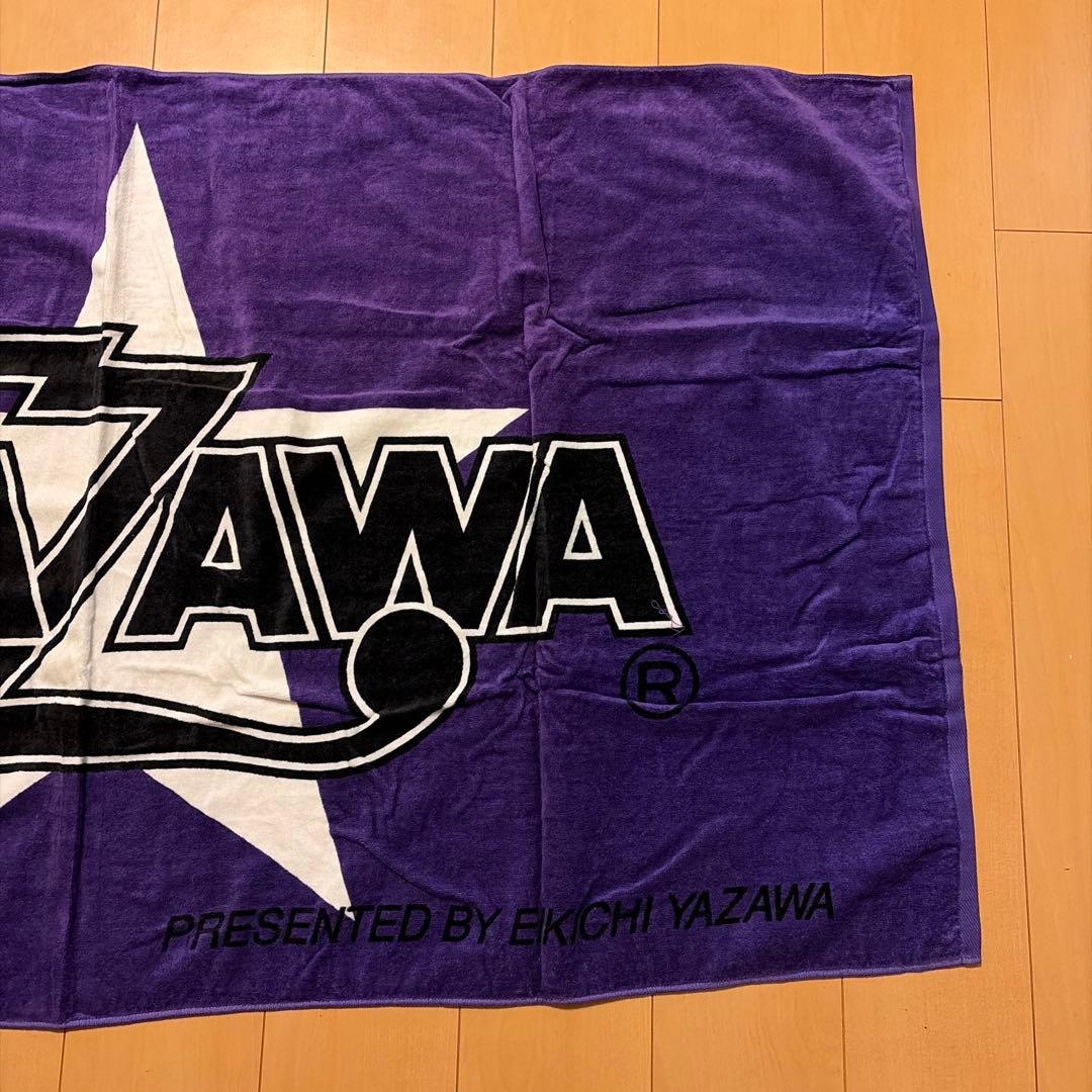 矢沢永吉スペシャルビーチタオル ロゴ星 パープル/ブラック・ホワイト