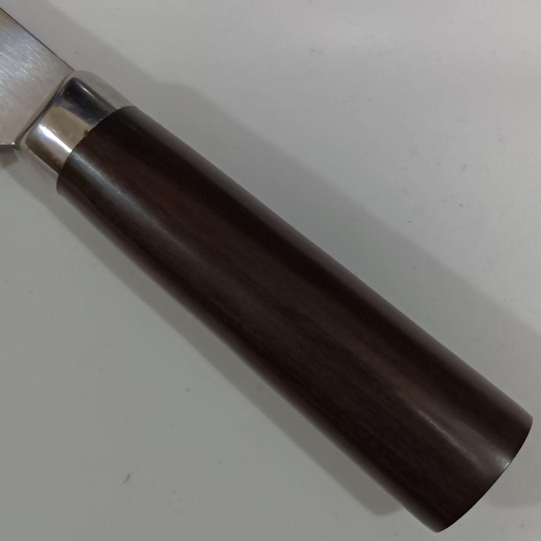 SUS420J2 切付 片刃 牛刀包丁 高炭素鋼ステンレス シェフナイフ 黒檀柄
