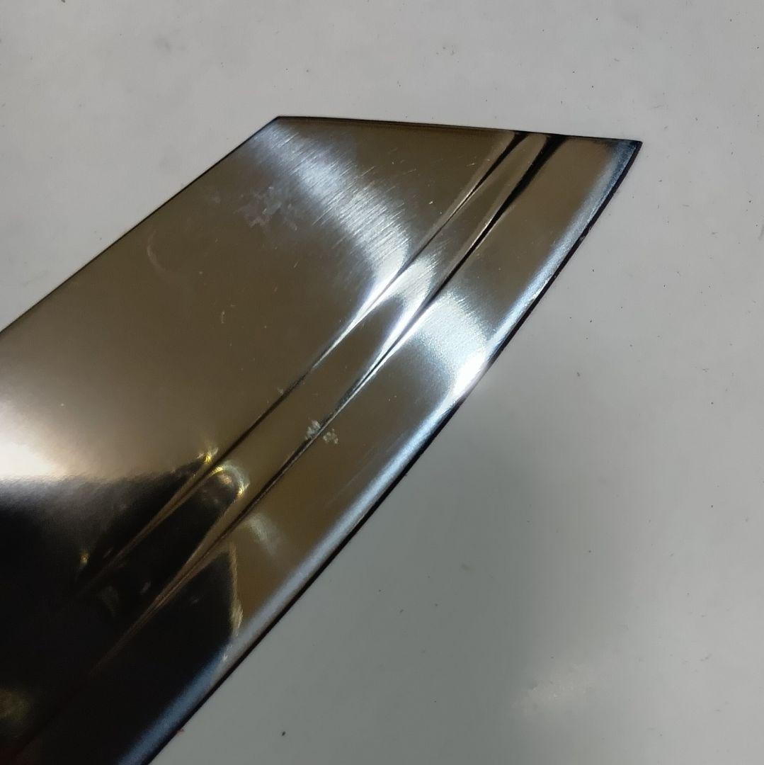 SUS420J2 切付 片刃 牛刀包丁 高炭素鋼ステンレス シェフナイフ 黒檀柄
