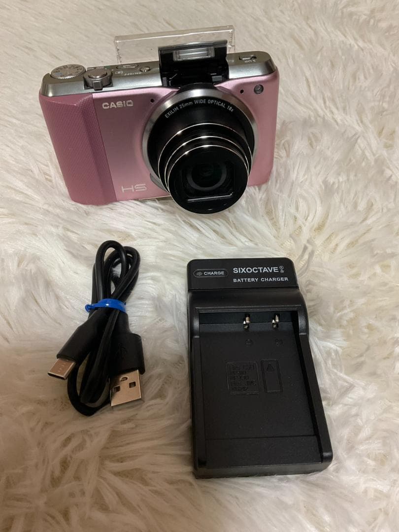 【簡易動作確認済】CASIO EXILIM EX-ZR700 ピンク デジカメ