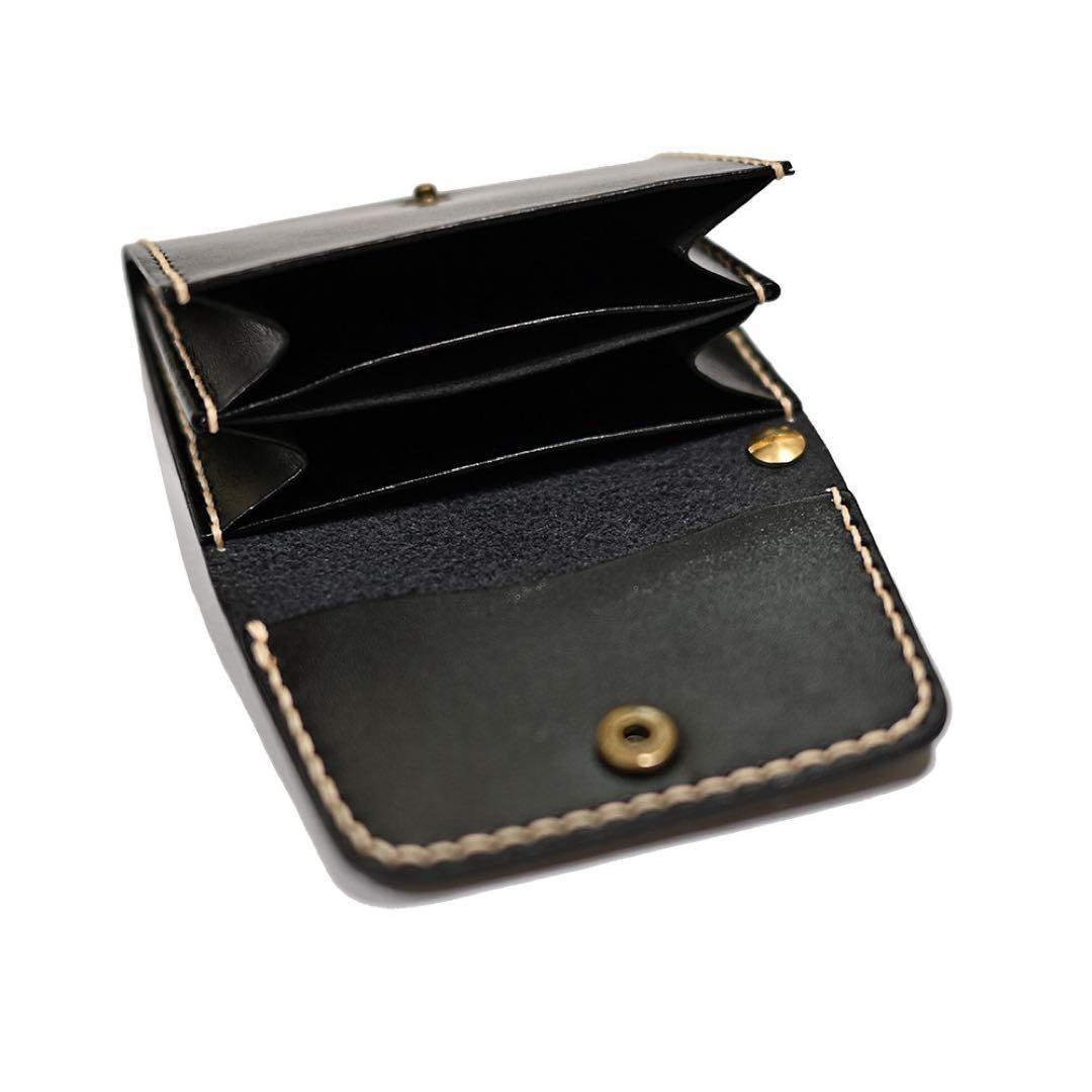 YANKEE社イタリアンレザー 牛革財布コンパクトショートトラッカーウォレット