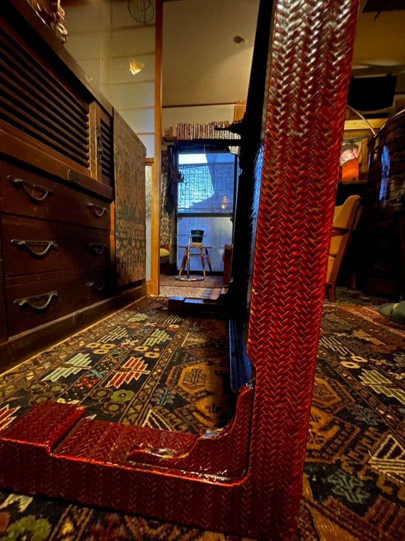 九州籃胎漆器 座卓