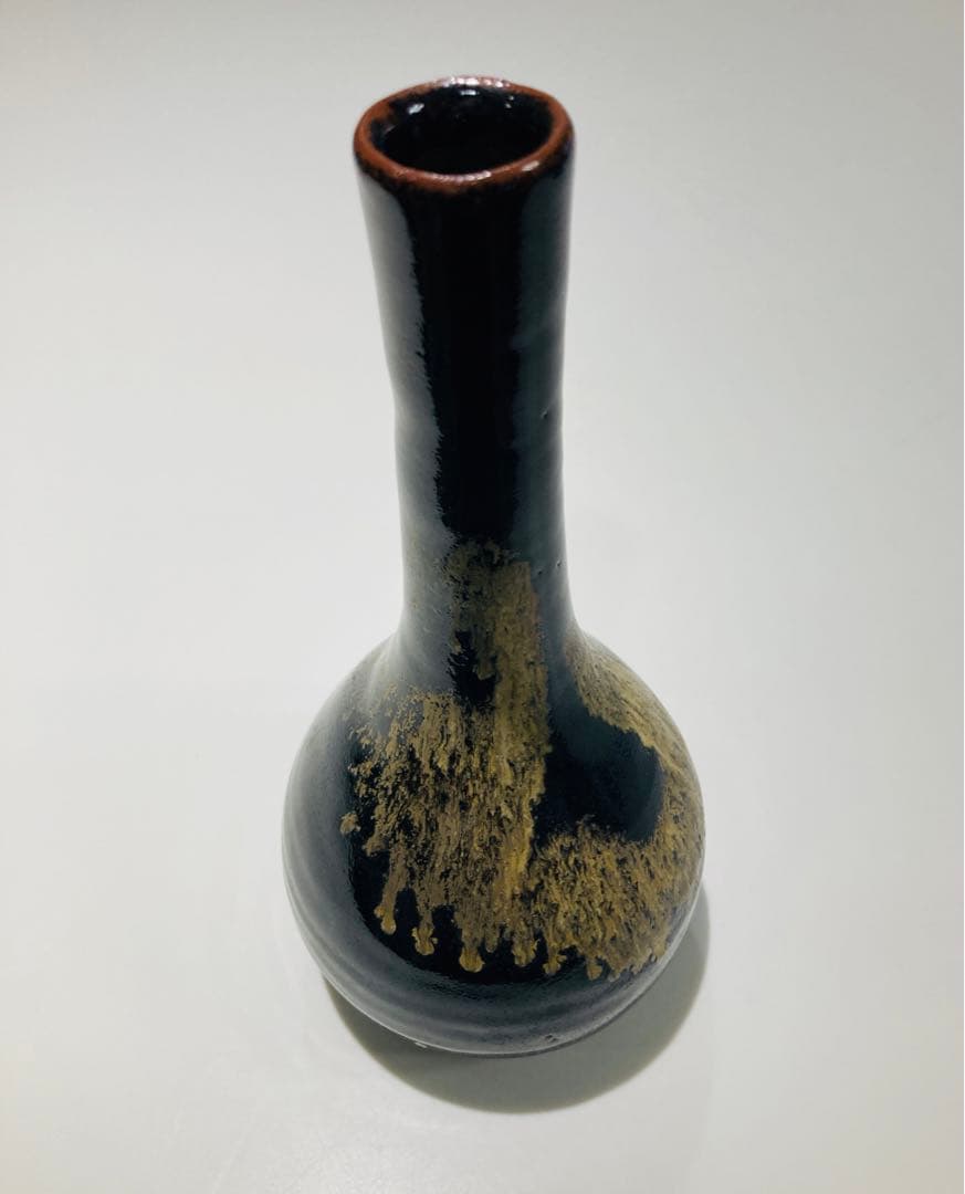 花瓶　陶芸　一輪挿し　作者不明　日本
