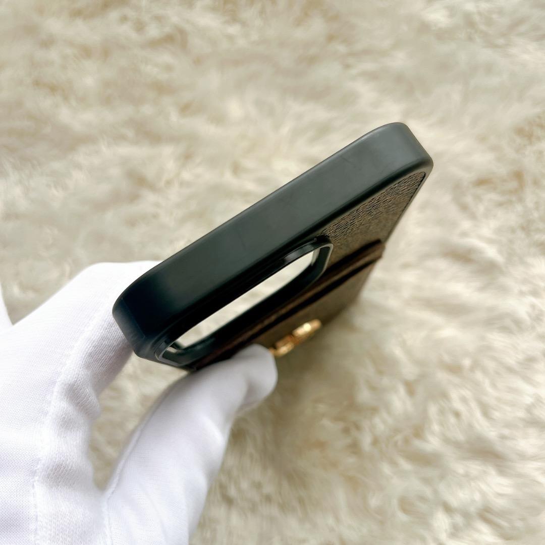 MICHAEL KORS iPhoneケース スマホケース MK柄 ブラウン