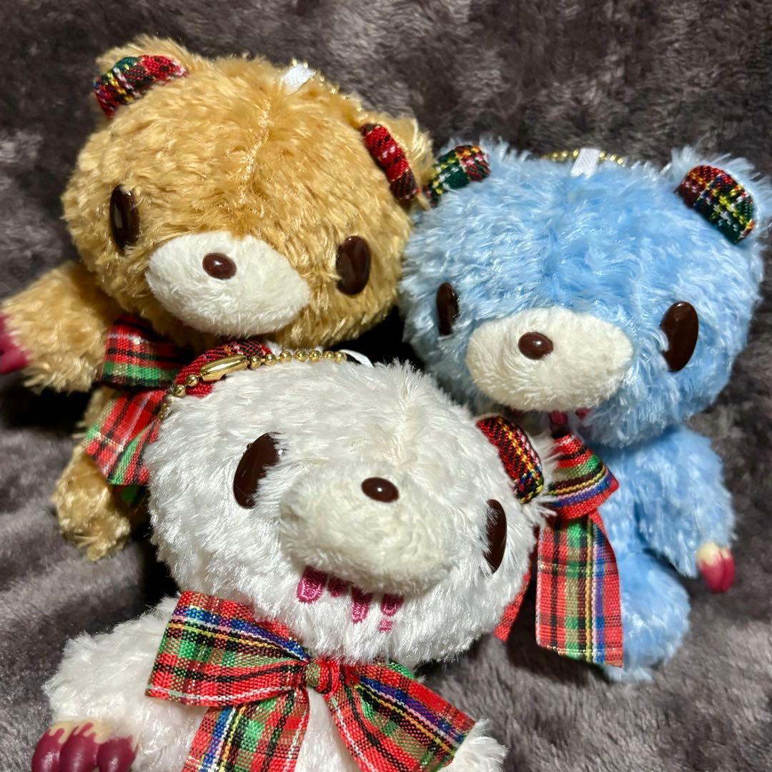 グルーミー Re:立グルーミー テディ ぬいぐるみ キーホルダー 3種セット