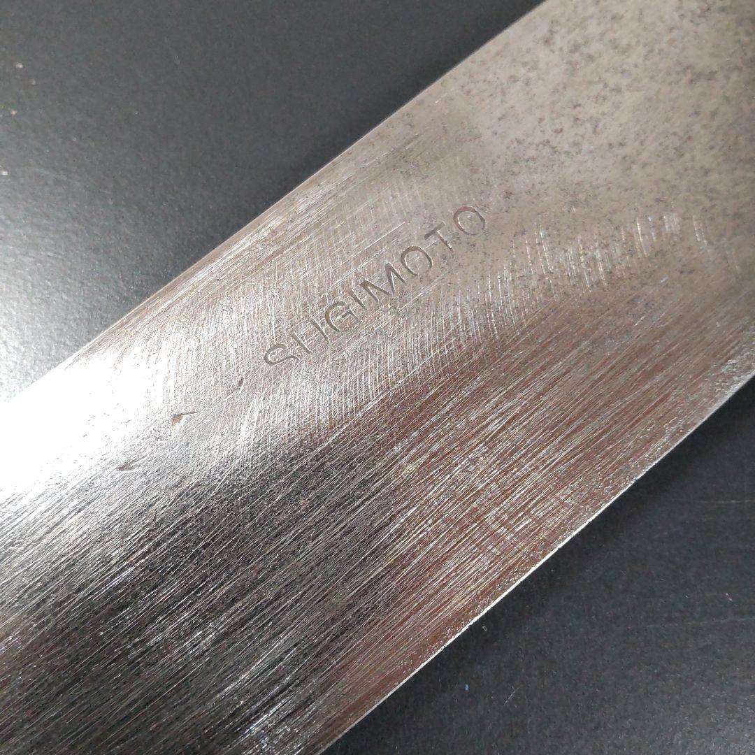中古再生品東京杉本全鋼牛刀No2124 刃渡245mm