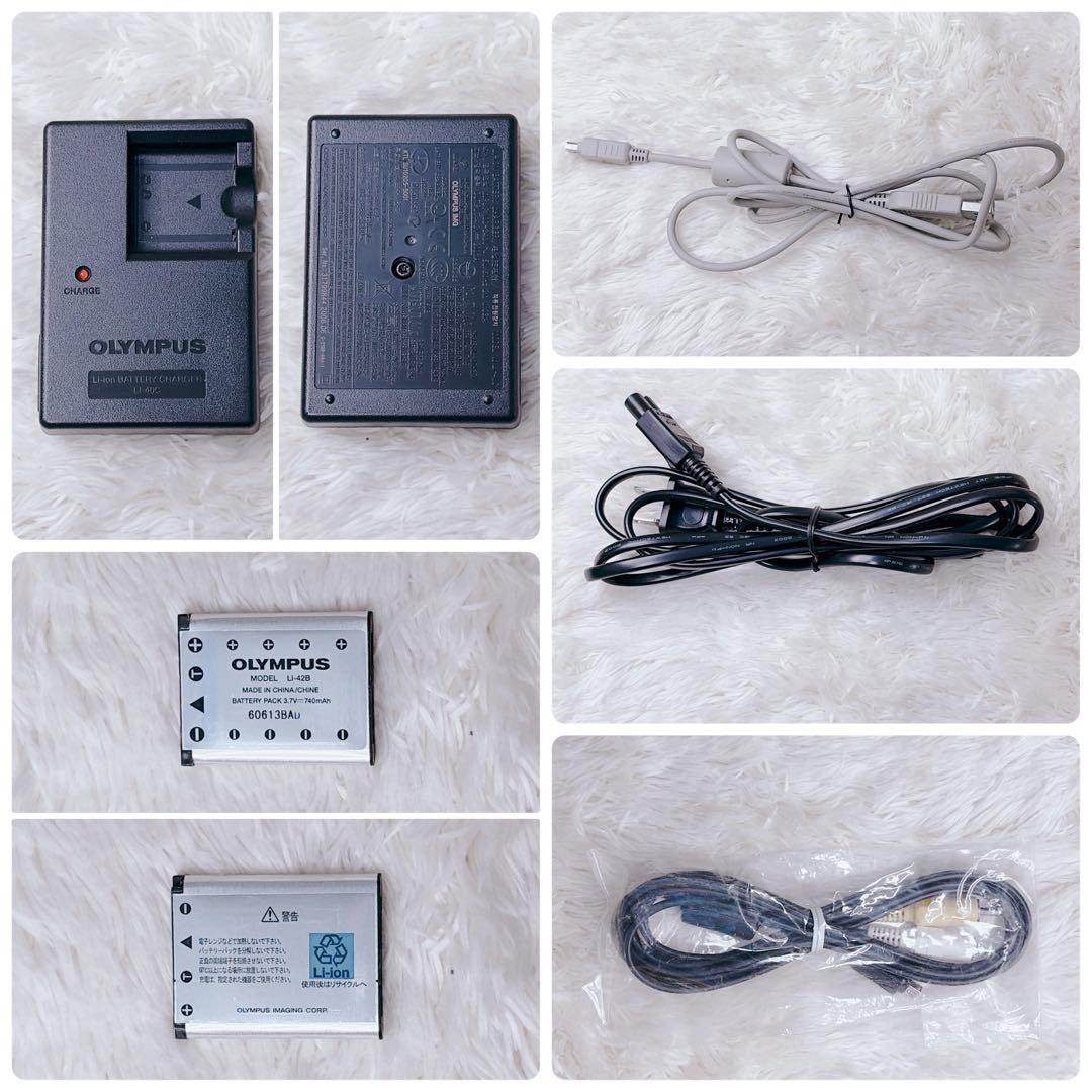 OLYMPUS オリンパス μ 720 SW ミュー デジカメ アクアブルー