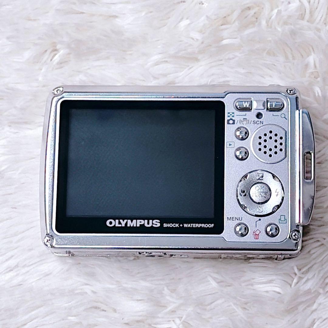 OLYMPUS オリンパス μ 720 SW ミュー デジカメ アクアブルー