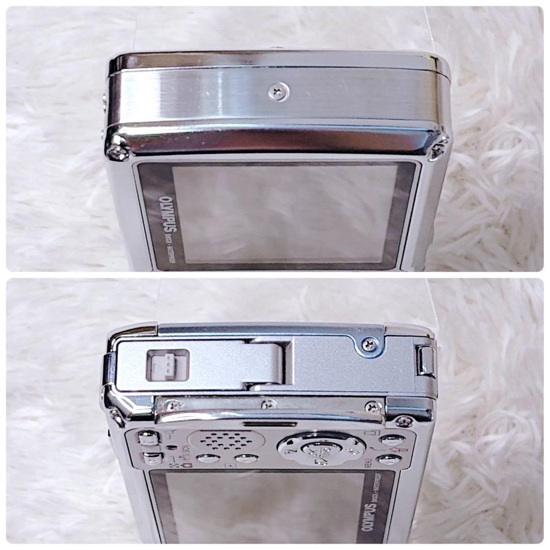 OLYMPUS オリンパス μ 720 SW ミュー デジカメ アクアブルー