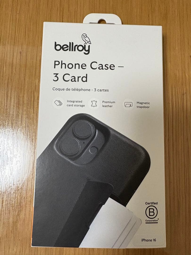 最終値下げ　Bellroy ベルロイ　レザーケース iphone16