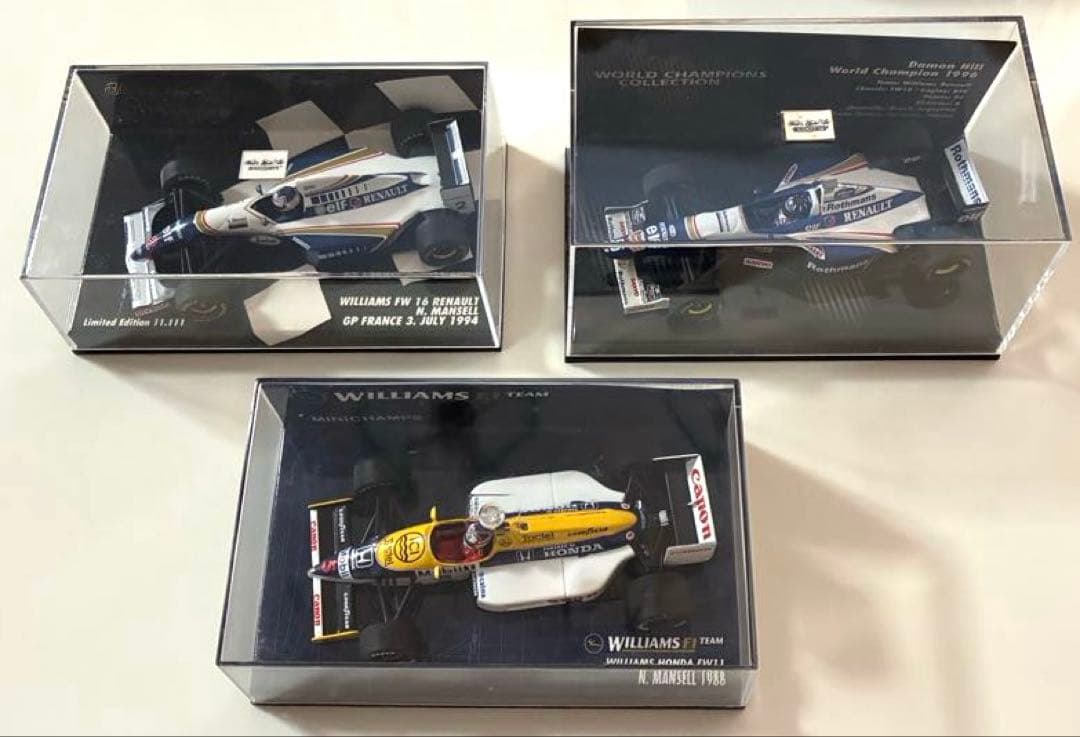 ミニチャンプス・マッチボックス　F1 ミニカー　ウィリアムズ　などセット1/43