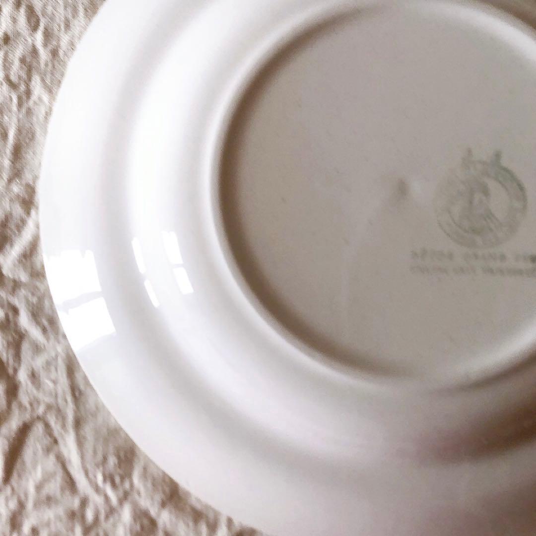 ムーランデルー　バスク柄スーププレート b フランスアンティーク食器　ブロカント