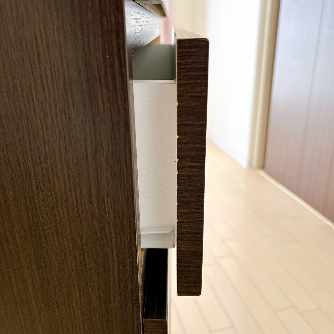 良品✨ニトリ　チェスト　6段　ブラウン　お洒落　仕切り付き　2019年製