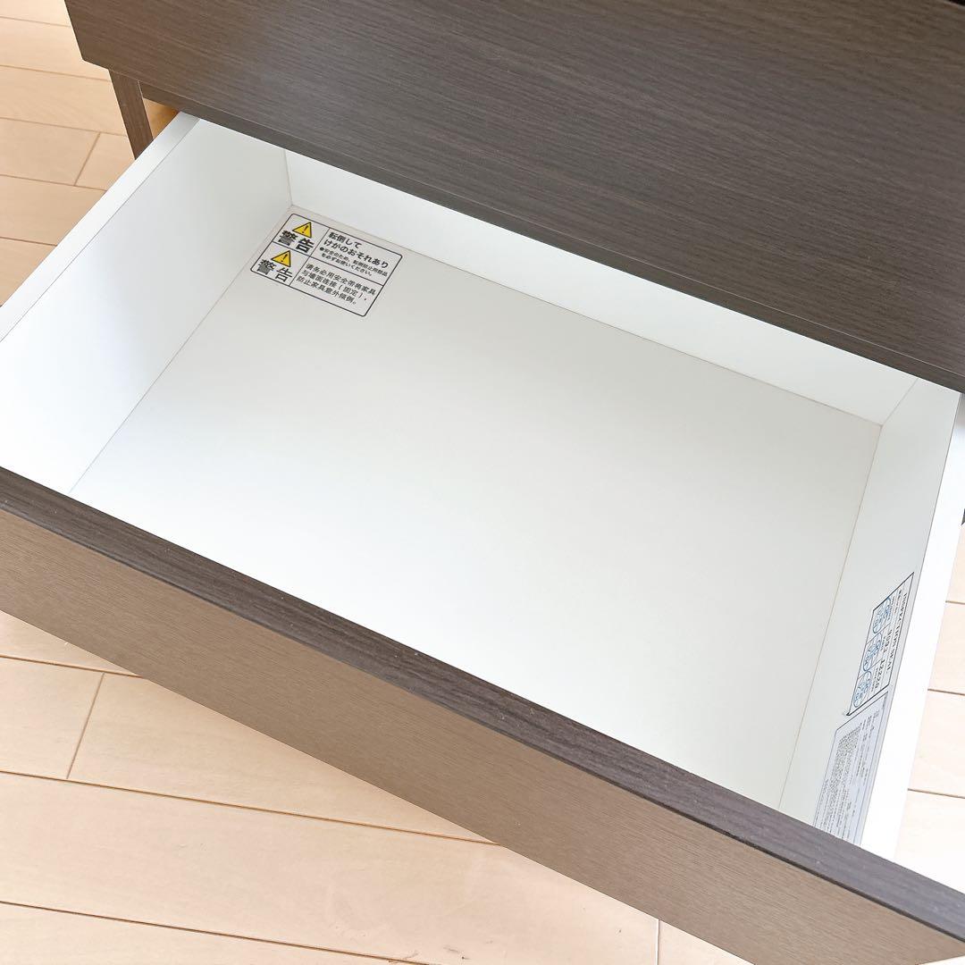 良品✨ニトリ　チェスト　6段　ブラウン　お洒落　仕切り付き　2019年製