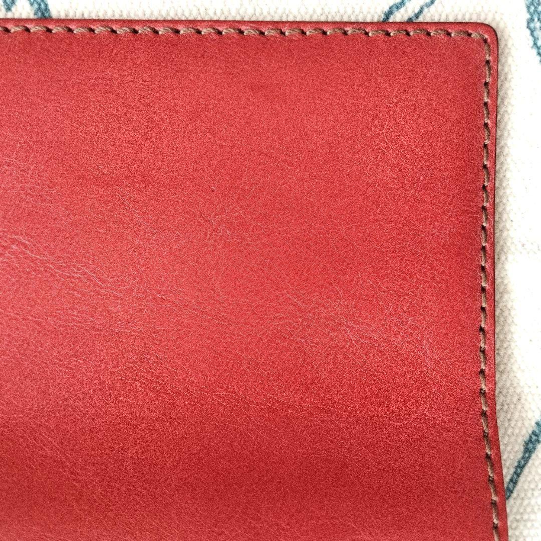 HERZ　ほぼ日手帳オリジナルサイズ　カバー　KB-104-S（レッド）