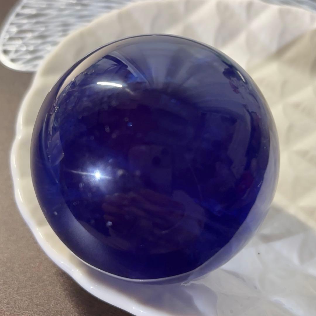 レア 天然石 高品質 セリサイト イン フローライト スフィア パープル 大!