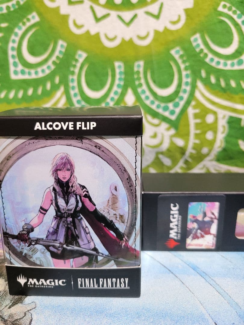 ff ライトニング フリップ デッキケース　旅するチョコボ黒プレイマット