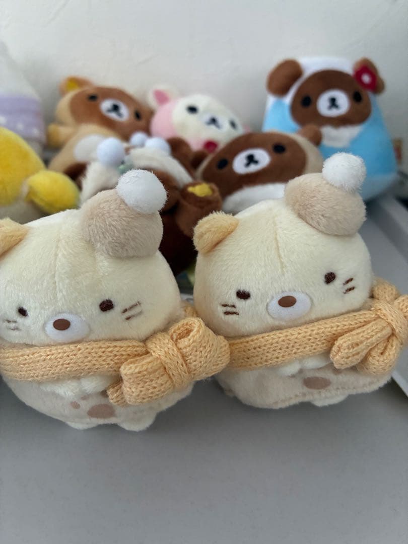 リラックマ　すみっコぐらし　てのりぬいぐるみ　サンエックス　14個