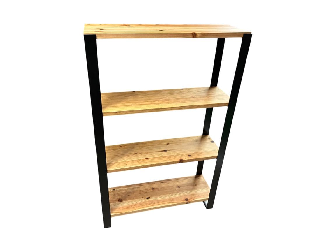 ◯THE SHELF / 無垢杉 × Black Steel