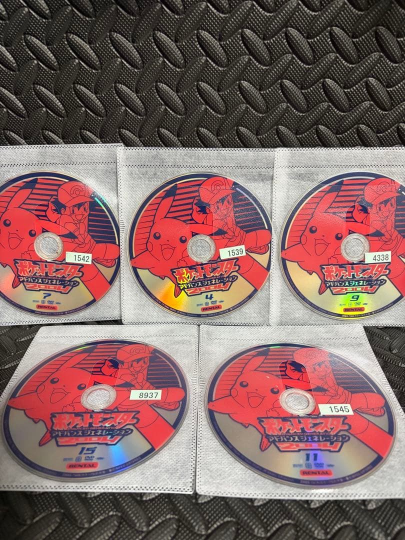 ポケットモンスター アドバンスジェネレーション DVD 22枚レンタル落ち