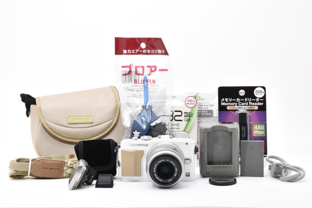 ✨大人気ホワイトカラー✨OLYMPUS PEN Lite E-PL5 収納バッグ
