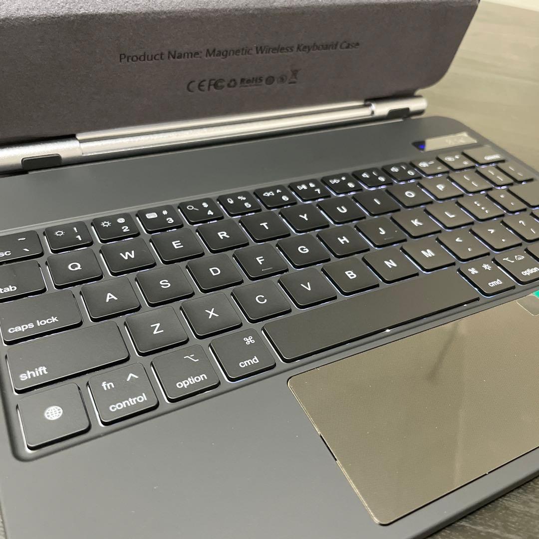 新品訳ありiPadキーボードAir第4/5/6/7、Pro11第1/2/3/4黒