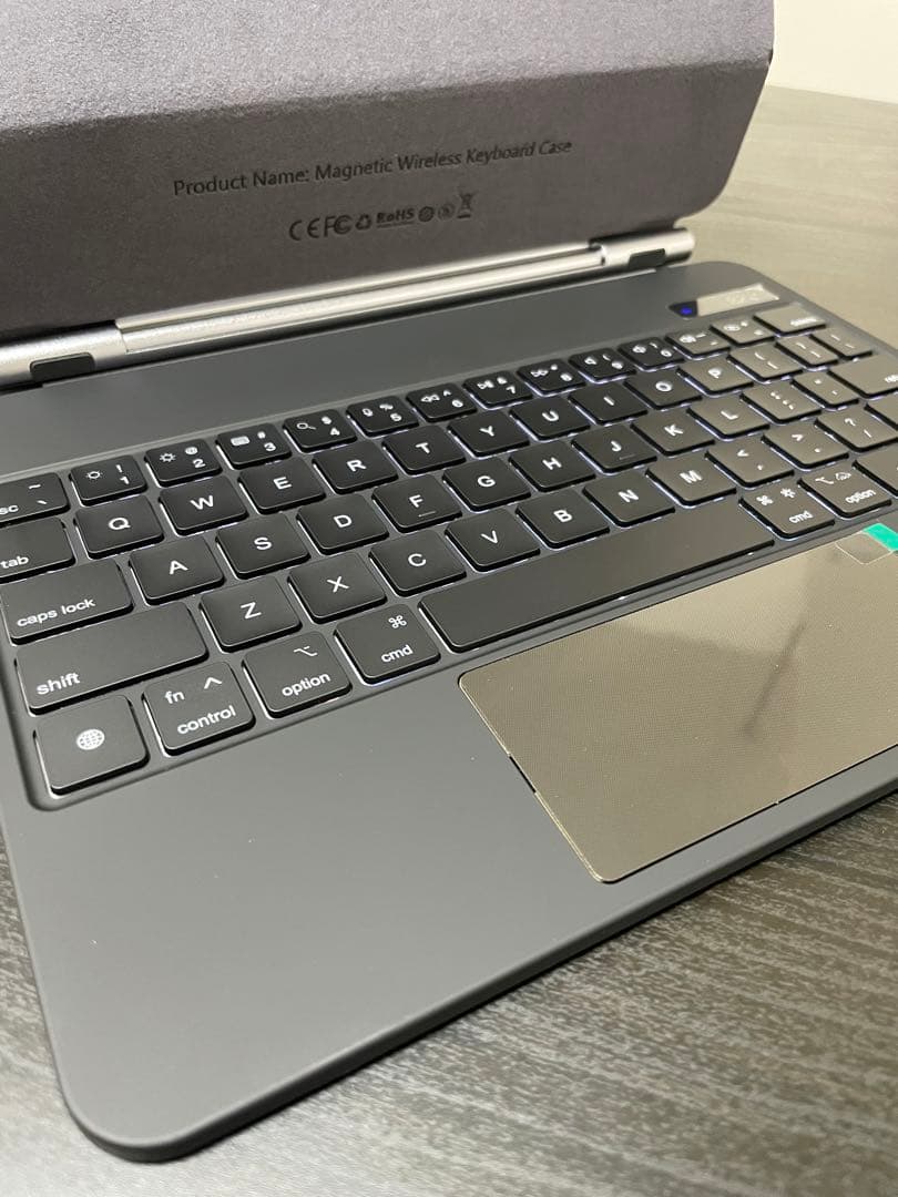 新品訳ありiPadキーボードAir第4/5/6/7、Pro11第1/2/3/4黒