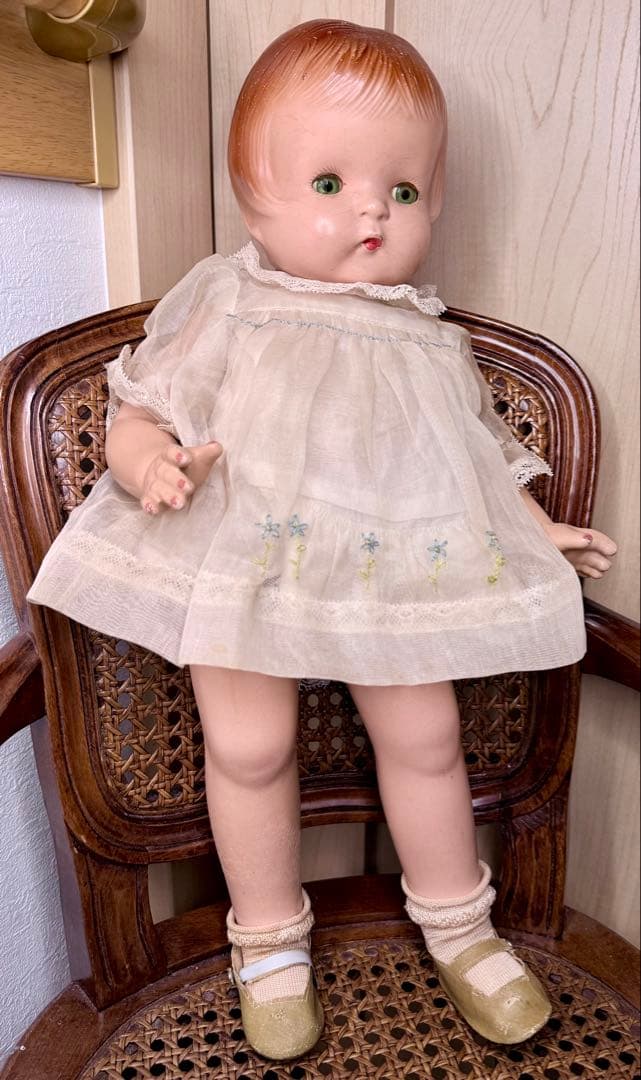 パッツィー・アン コンポジションドール アンティークドール 女の子 47cm