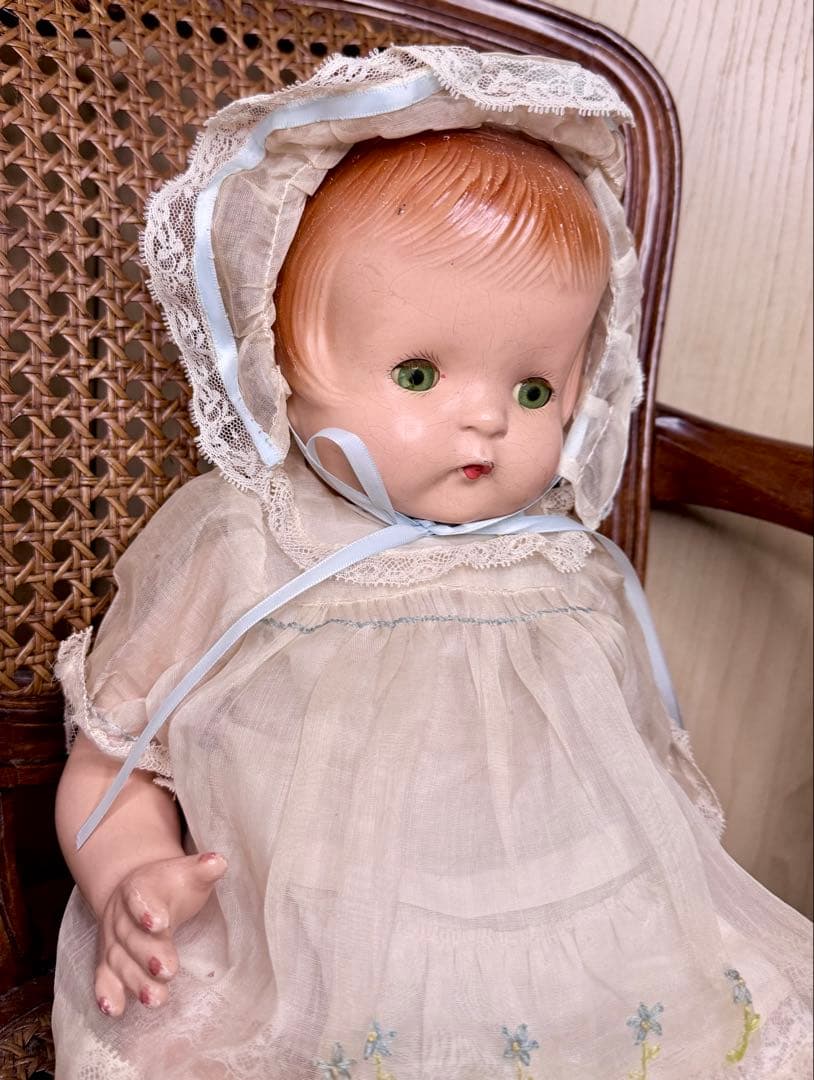 パッツィー・アン コンポジションドール アンティークドール 女の子 47cm