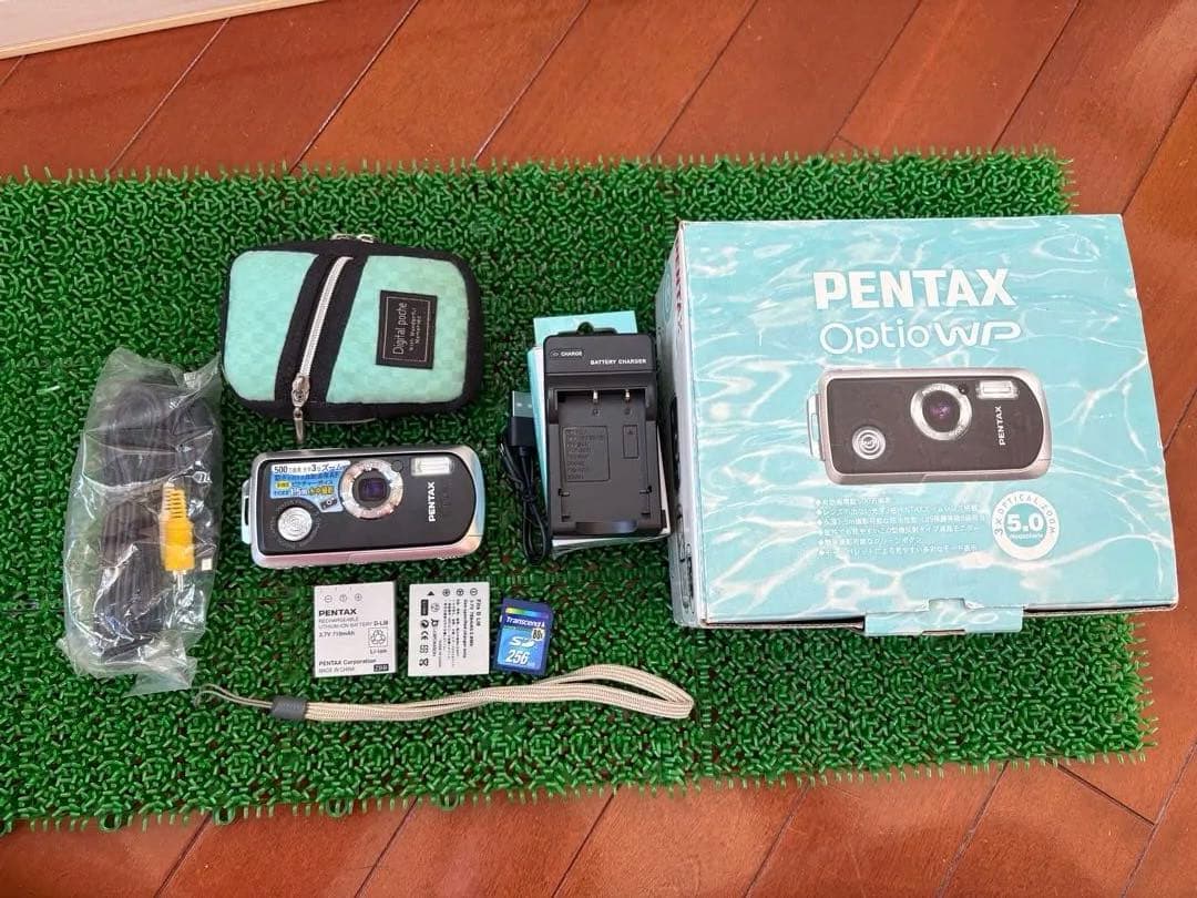 【動作確認済】PENTAX Optio WP 防水デジタルカメラ